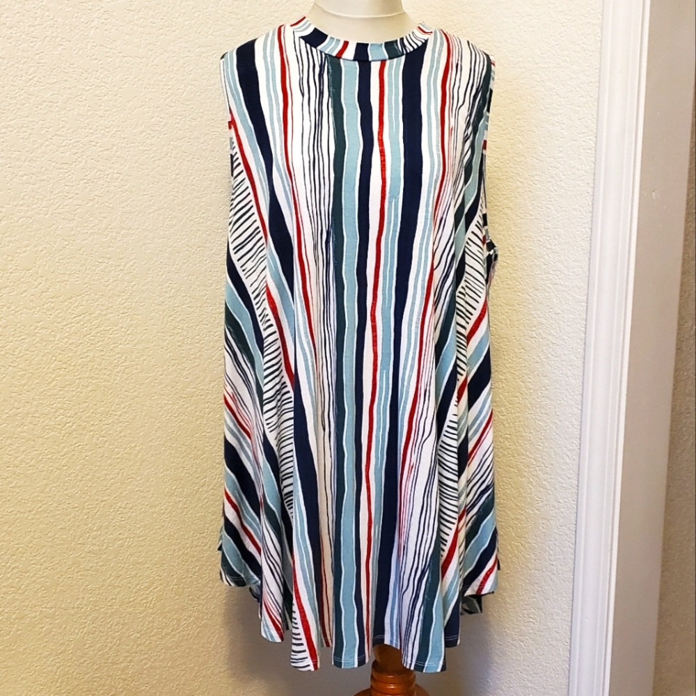 Lane Bryant striped tank top 22/24